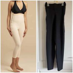 Marena Recovery Compression Girdle Large Post Surgery Side Zip Calf Open Crotch